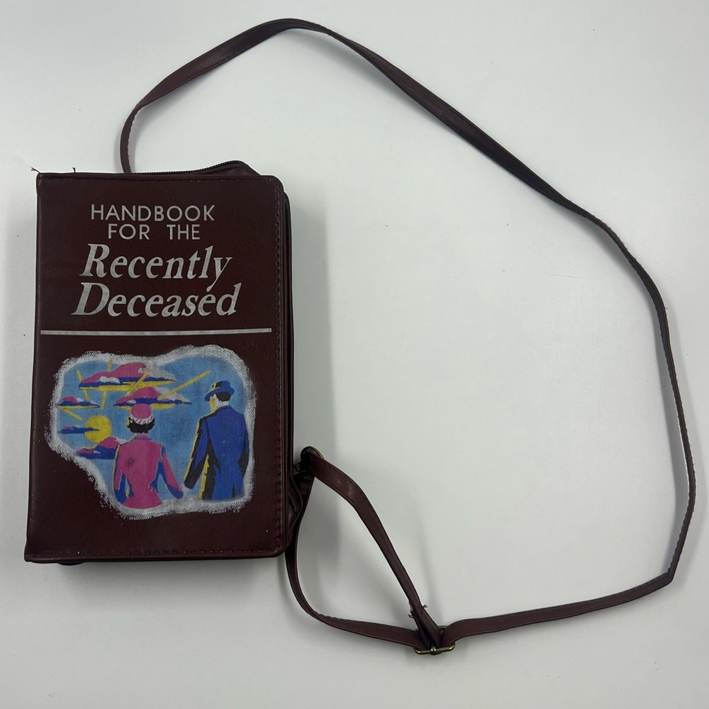 Beetle juice Handbook For The Recently Deceased Crossbody Purse Nwot